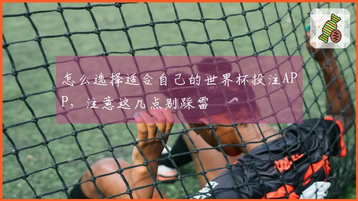 怎么选择适合自己的世界杯投注APP，注意这几点别踩雷