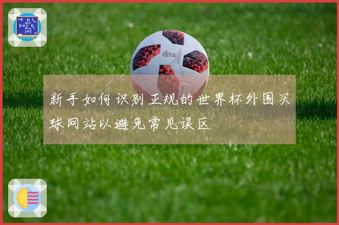 新手如何识别正规的世界杯外围买球网站以避免常见误区