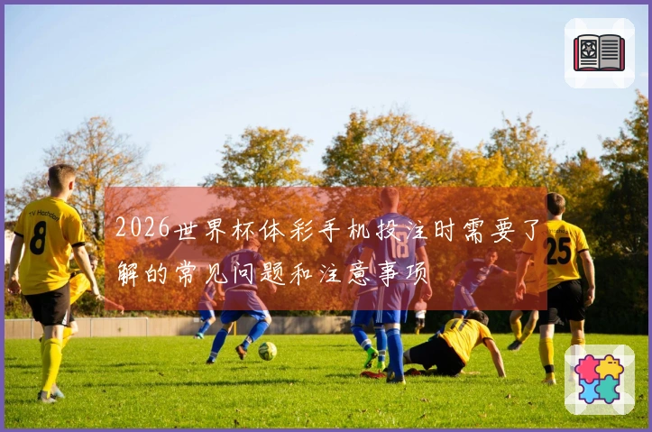 2026世界杯体彩手机投注时需要了解的常见问题和注意事项