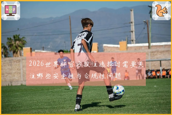 2026世界杯官方投注选择时需要关注哪些安全性与合规性问题
